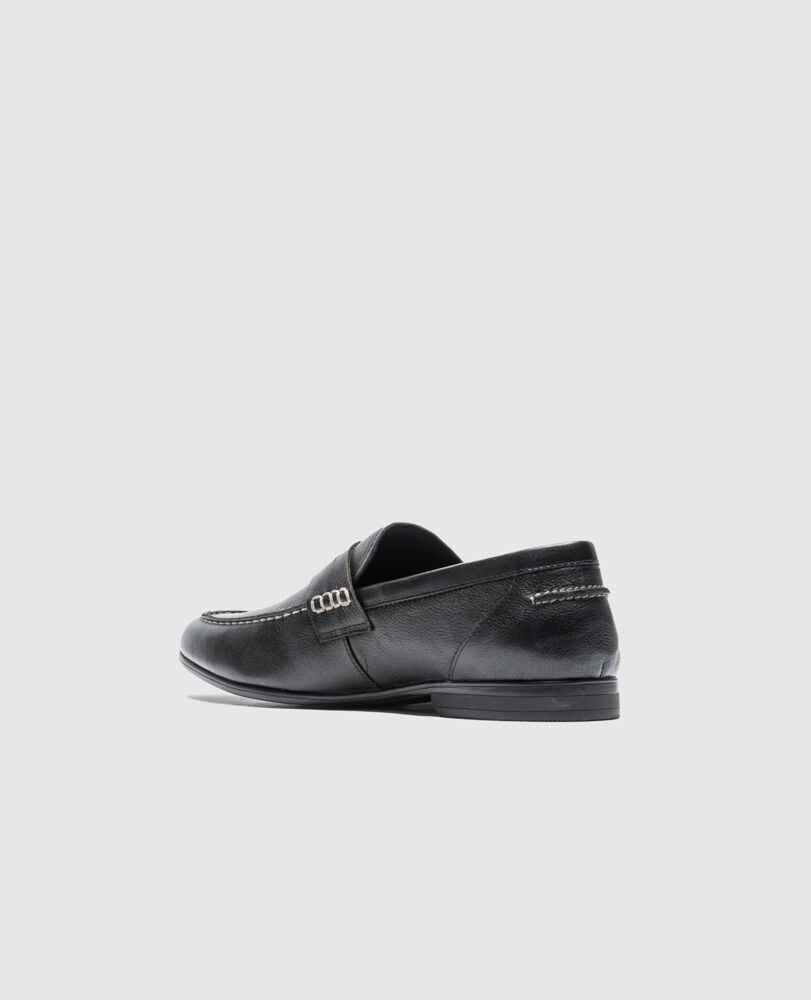 St James Loafer, NERO, Flat Lay
