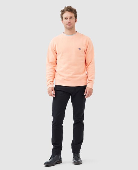 Gunn Crew Neck Sweat, APRICOT