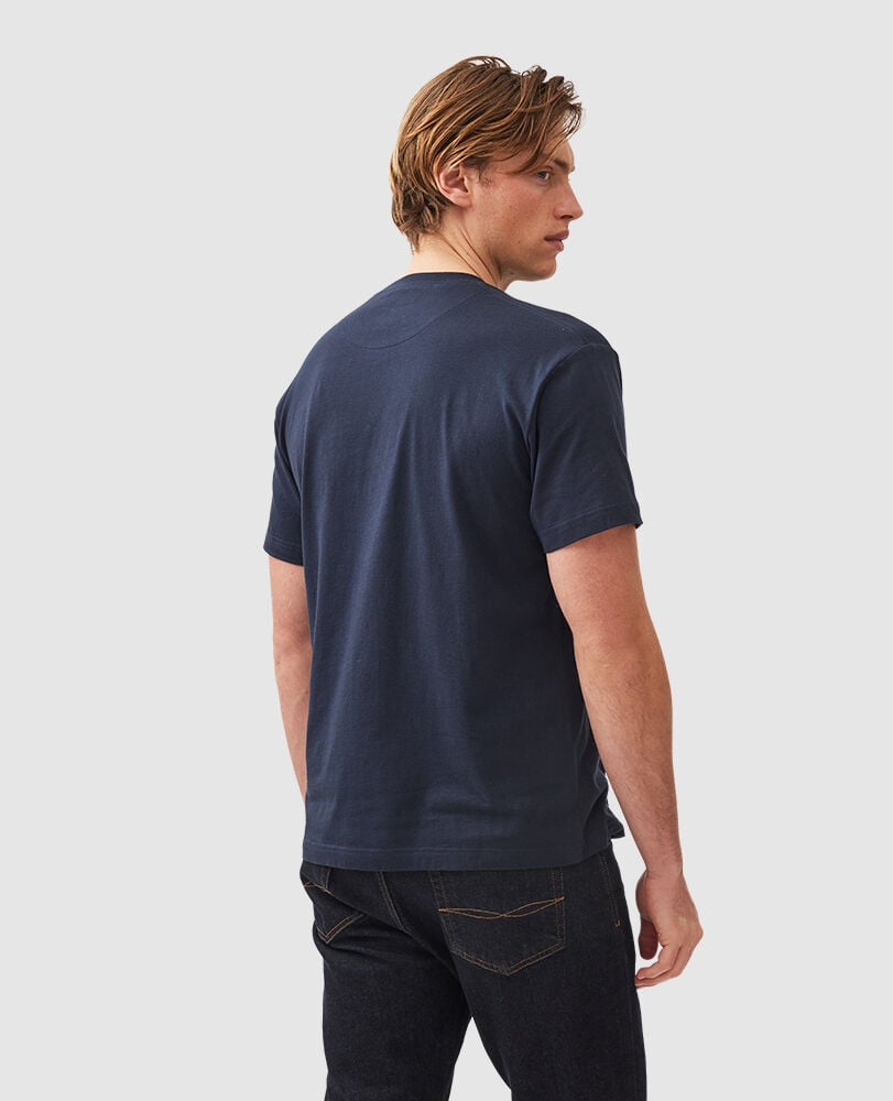 T-Shirt Gunn, MITTERNACHT, Back