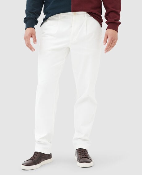 Loftus Relaxed Fit Taper Pant, OFF WHITE