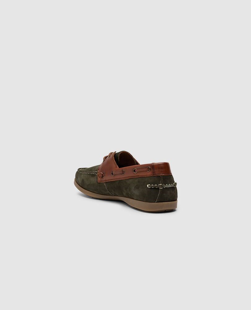 Gordons Bay Boat Shoe | Olive | Rodd & Gunn US
