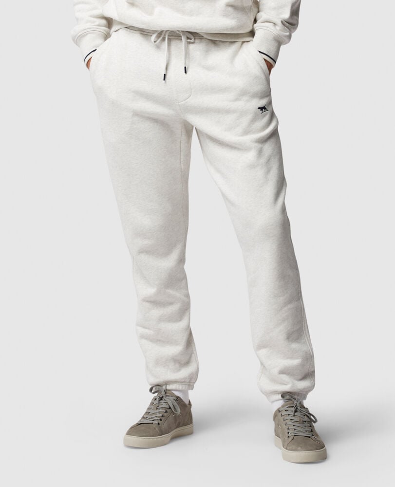 Chequers Way Track Pant, ICE GREY MARLE, Front