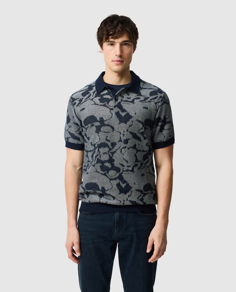 Dering Knit, INDIGO, Front