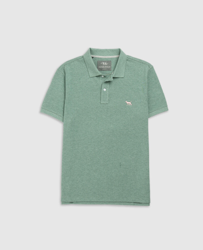 Polo The Gunn, DUSTY SAGE, Flat Lay