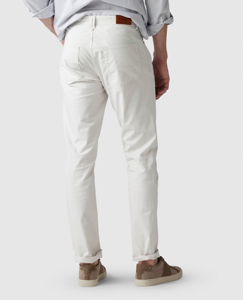 Gunn Straight Fit Jean, COCONUT, Back