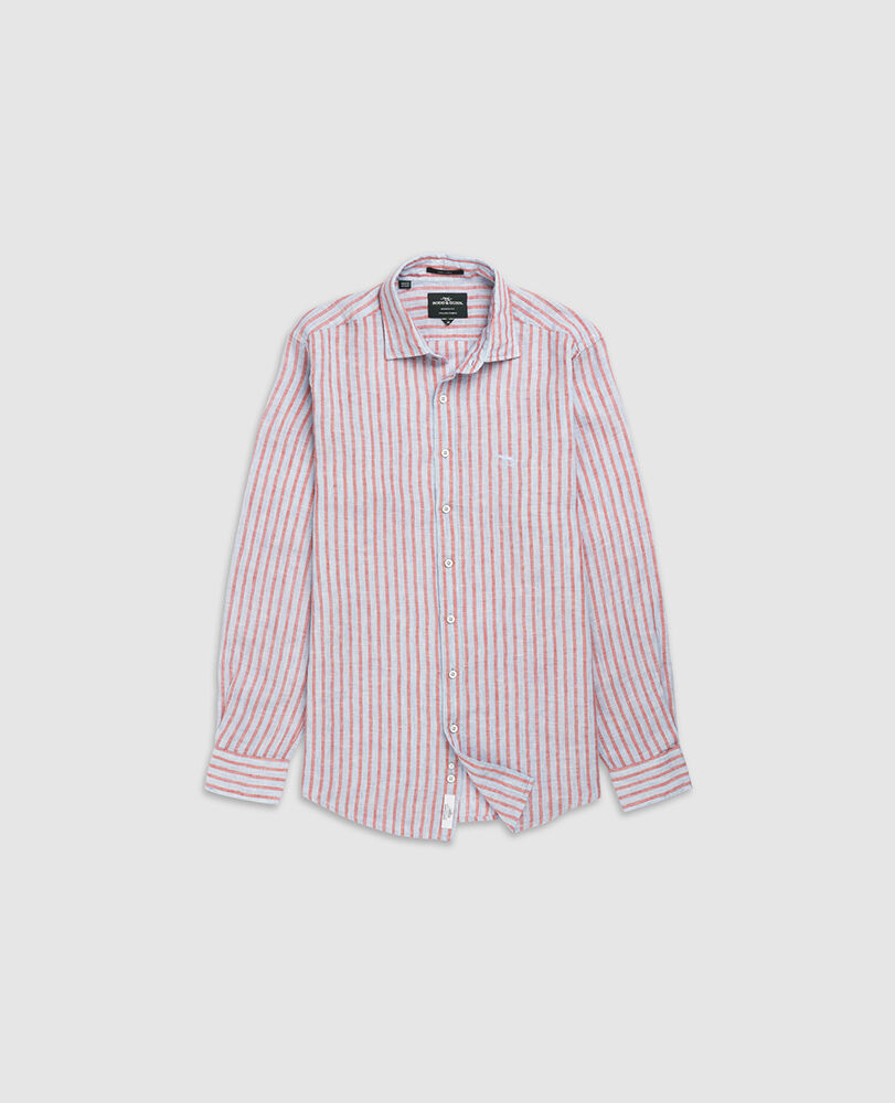 Mclean Park Sports Fit Shirt, SKY, Flat Lay