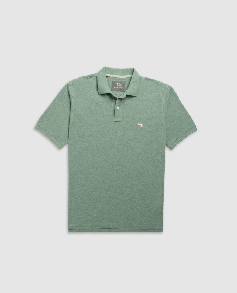 The Gunn Original Fit Polo, DUSTY SAGE, Flat Lay