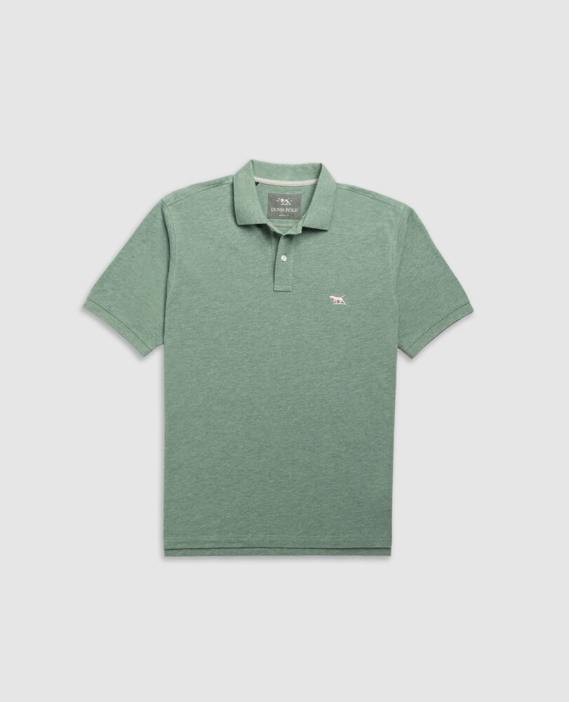 The Gunn Original Fit Polo, DUSTY SAGE, Flat Lay