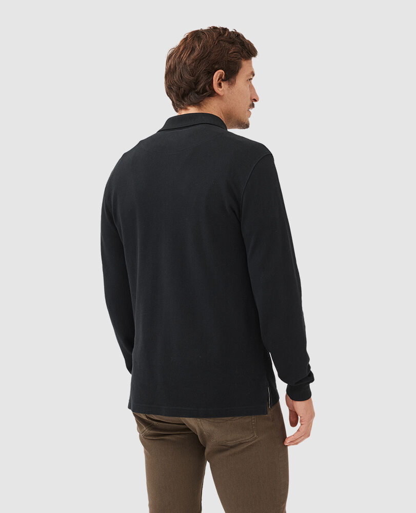 Polo manches longues gunn, ONYX, Back