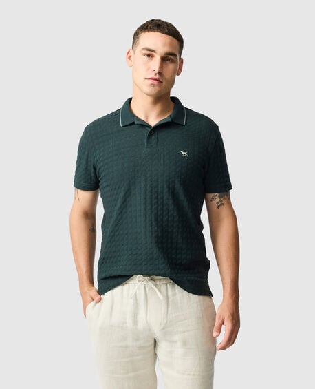 Glen Albyn Sports Fit Polo, FOREST