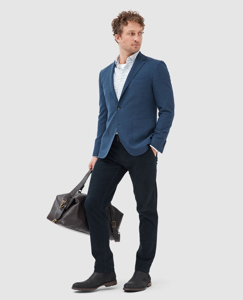 Ellesmere Jacket, INDIGO, Off Front