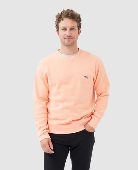 Gunn Crew Neck Sweat, APRICOT