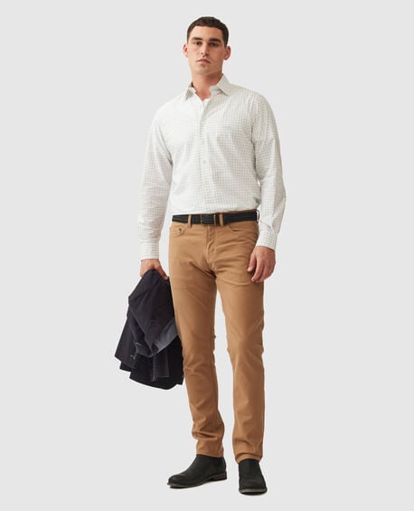 Three Streams Sports Fit Shirt, FERN