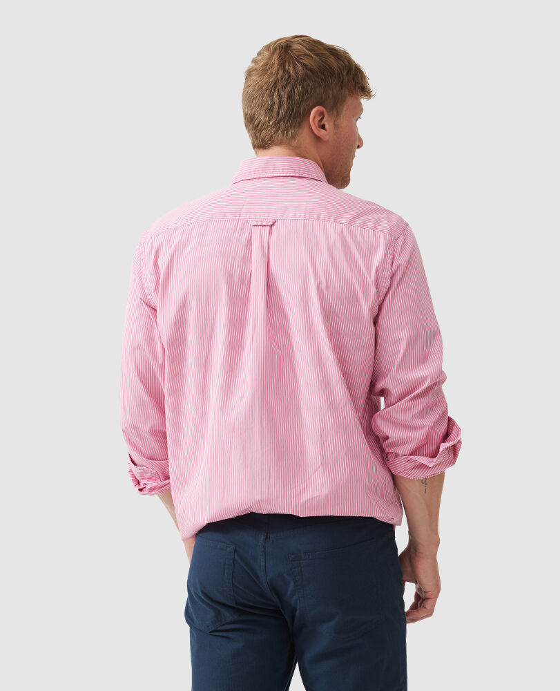 Balmoral Hill Shirt, FUCHSIA, Back