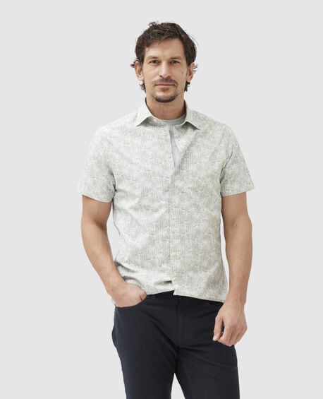 Douglas Corner Sports Fit Shirt, KHAKI