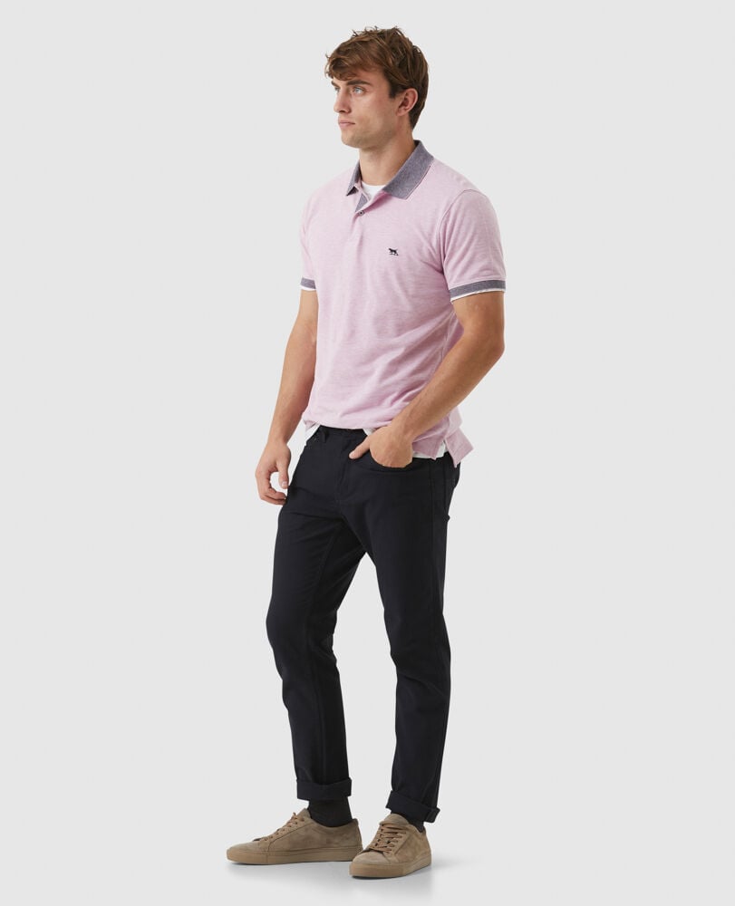 New Haven Sports Fit Polo, LOTUS, Off Front