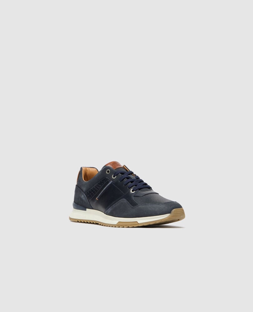Albury Sneaker, NAVY, Off Front