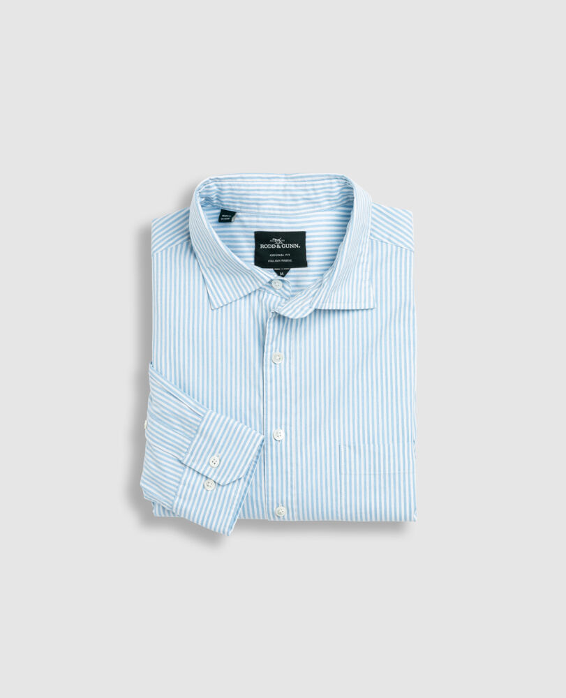 York Bay Shirt, GLACIER, Flat Lay