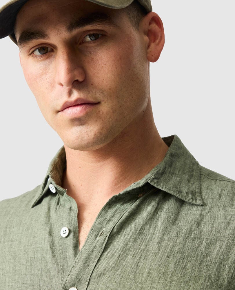 Palm Beach Sports Fit Shirt, KELP, Detail 3