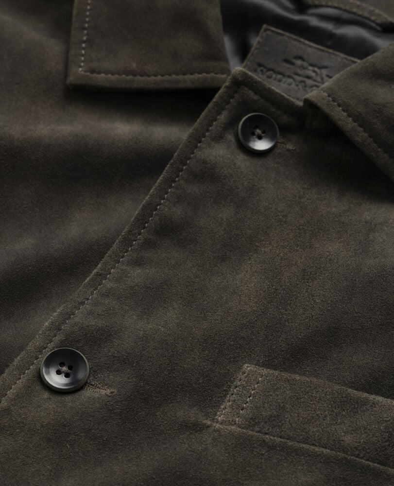 Somerset Leather Jacket, MOUSE, Detail 2