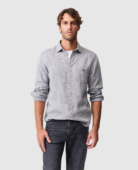 Coromandel 2 Sports Fit Shirt, SMOKE