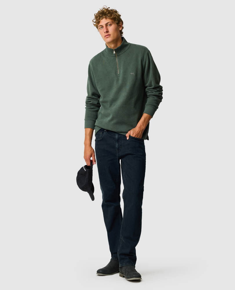 Alton Ave Sweater, ARMY GREEN, Off Front