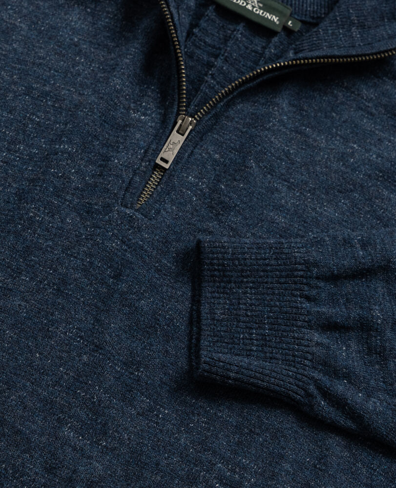 Fortrose 1/4 Zip Knit, MITTERNACHT, Detail 2