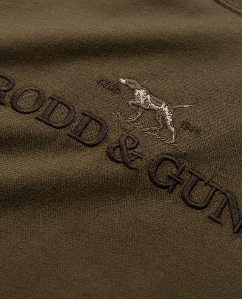 The Peaks Logo Tee, OLIVE, Detail 2