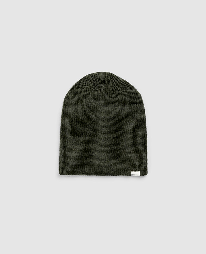 Gunn Beanie, BURNT OLIVE, Front