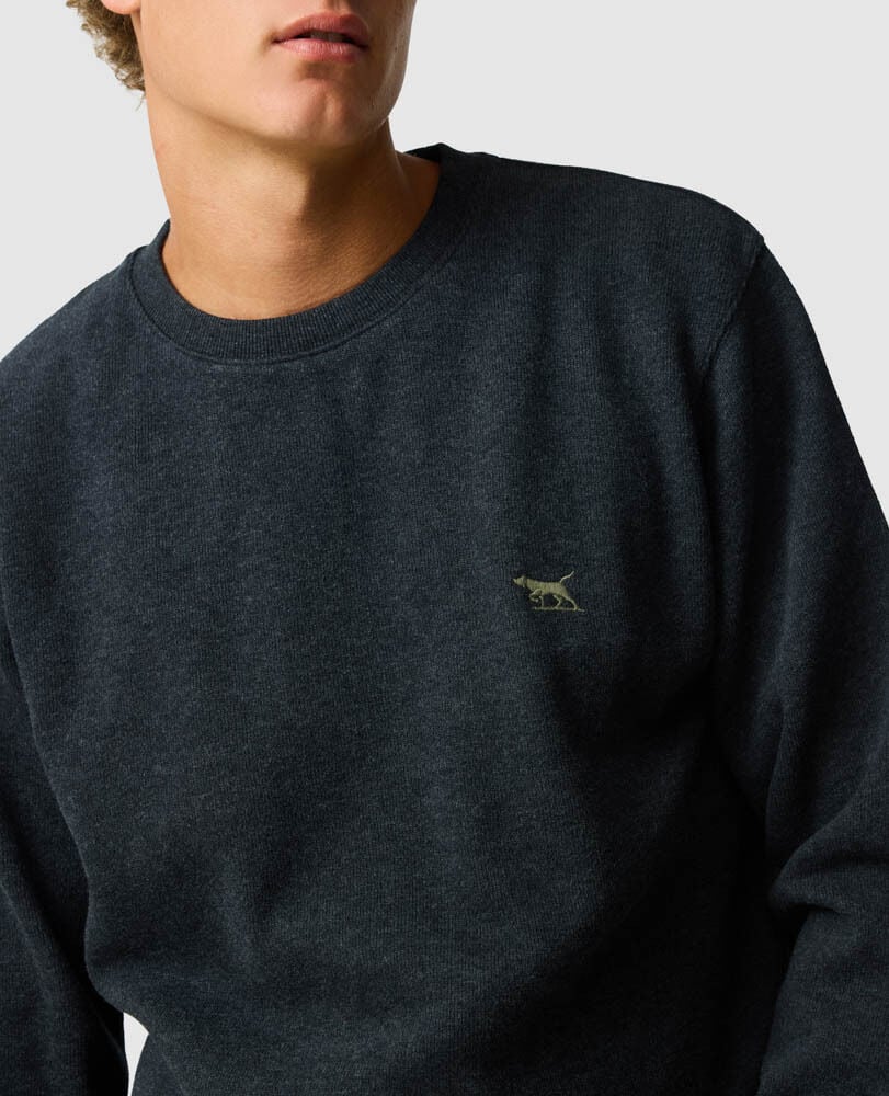 Gunn Pullover mit Rundhalsausschnitt, GRAPHIT, Detail 3