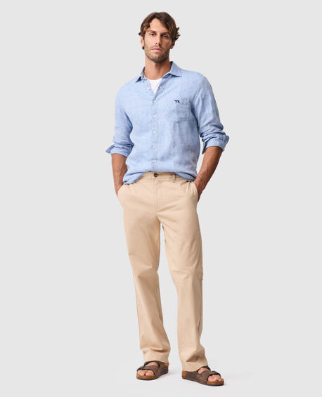 Glenham Relaxed Fit Pant, SAND