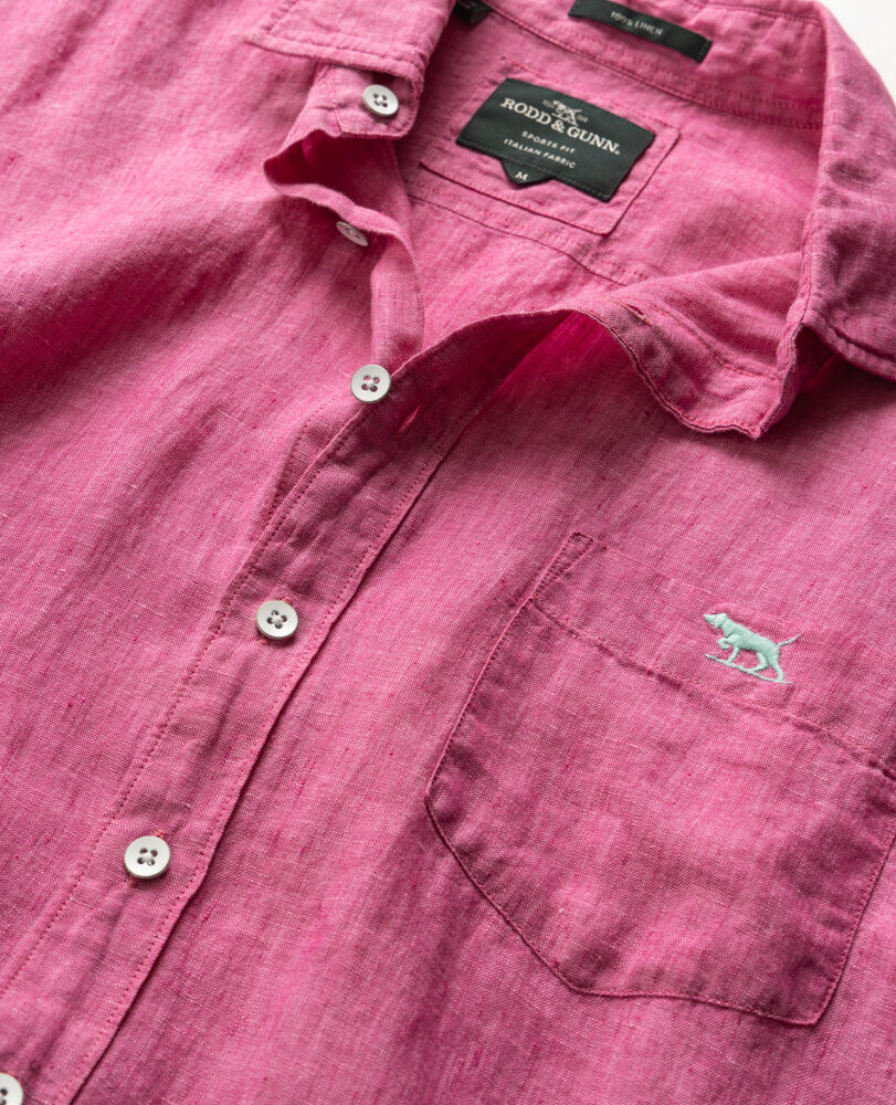 Cathedral Cove Sports Fit Shirt, FLAMINGO, Detail 2