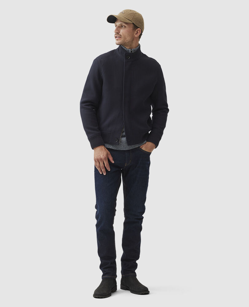 Dellwood Jacke, NAVY, Off Front