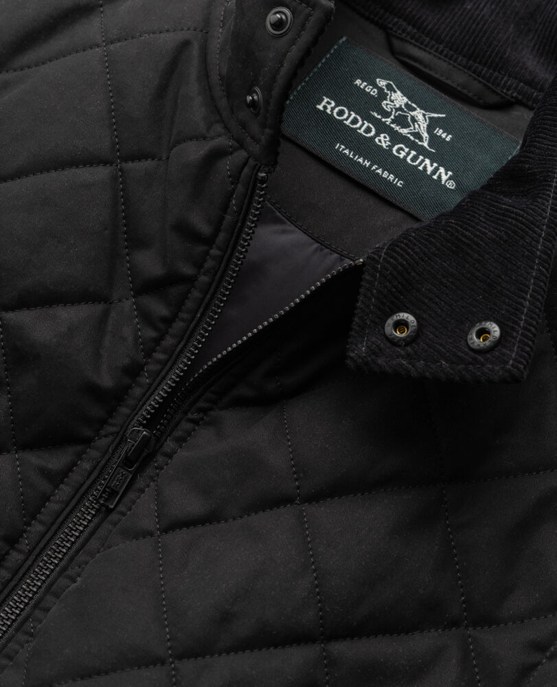 Gilet Jervois, NOIR, Detail 2