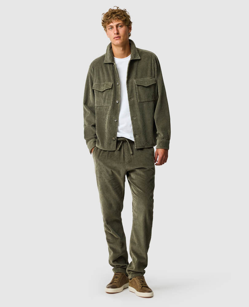 Glendale Shirt, PUTTY, Off Front