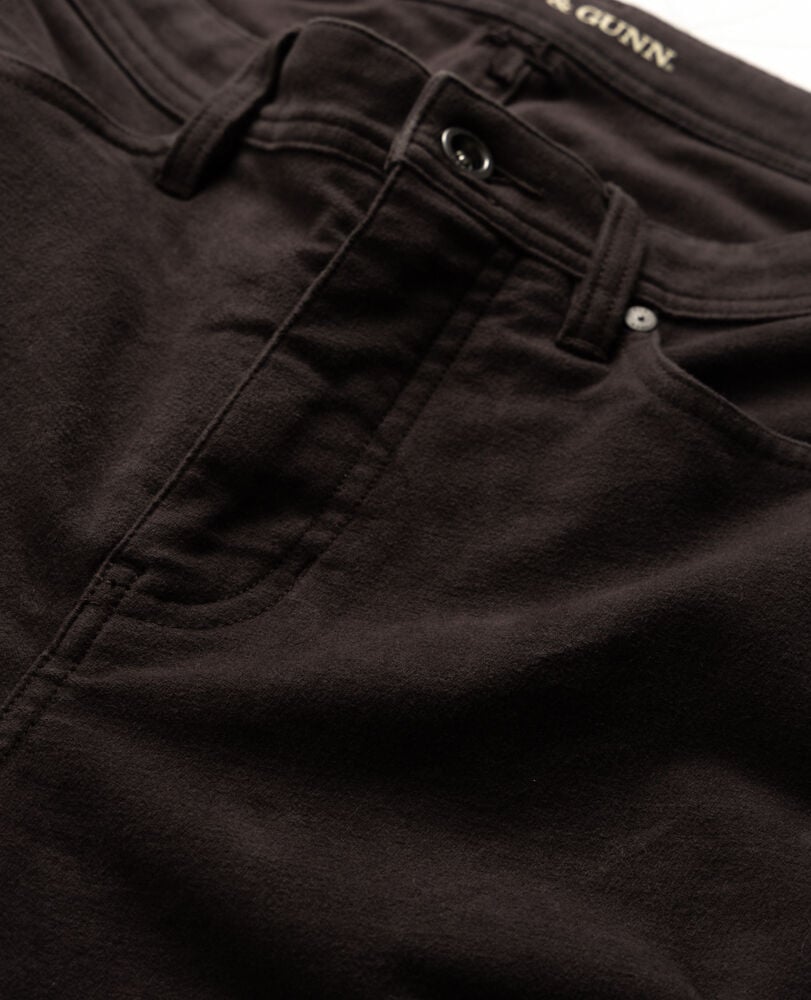 Albury Moleskin Straight Jean, FOSSIL, Detail 2