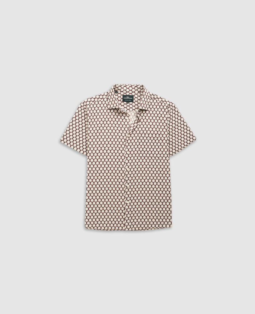 Nelson Creek Shirt, BURGUNDER, Flat Lay