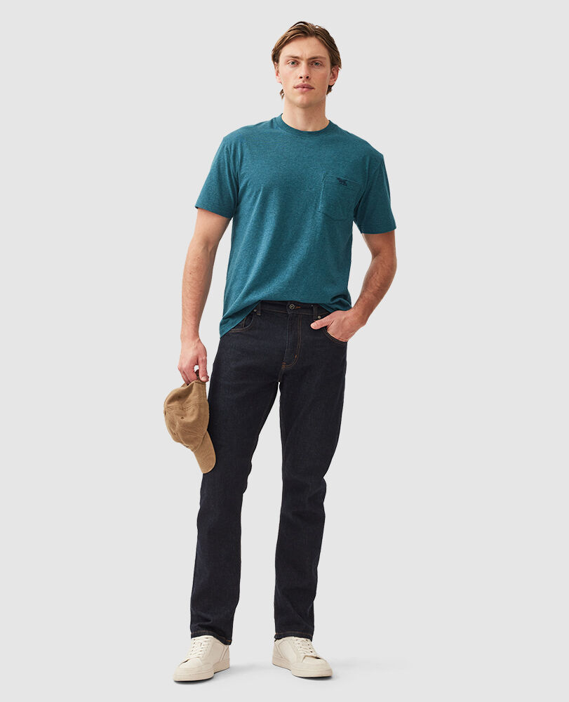 Gunn Original Fit Tee, DARK CYAN, Off Front