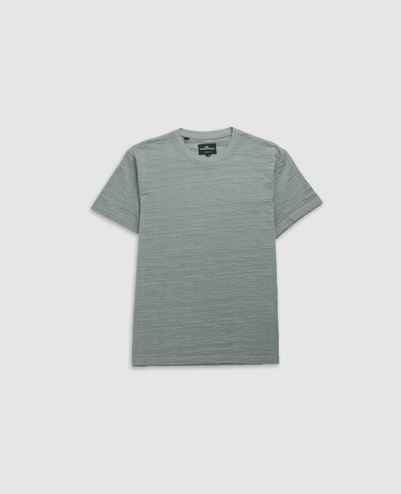 Leith Valley Sports Fit T-Shirt , SAGE GREEN, Flat Lay