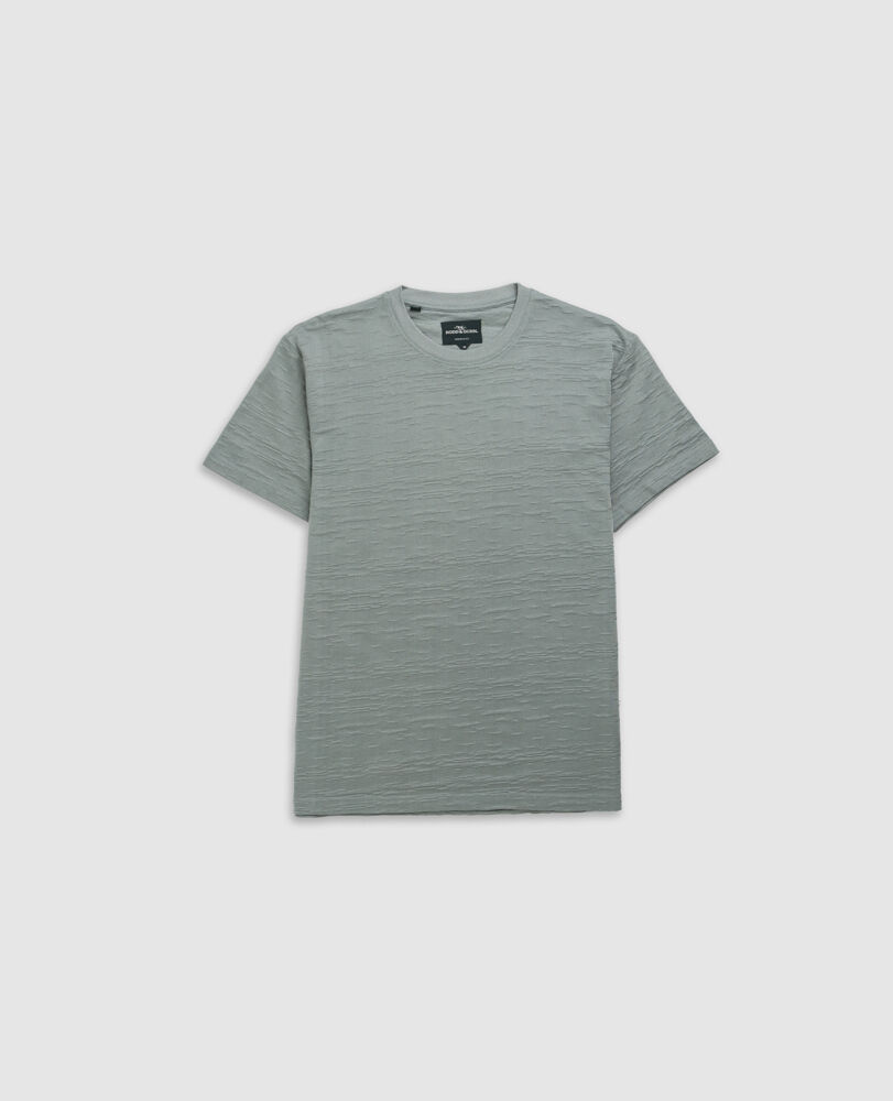 Leith Valley Sports Fit T-Shirt , SAGE GREEN, Flat Lay
