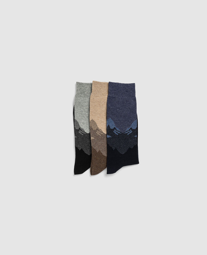 Horsley Sock Three Pack, , Front