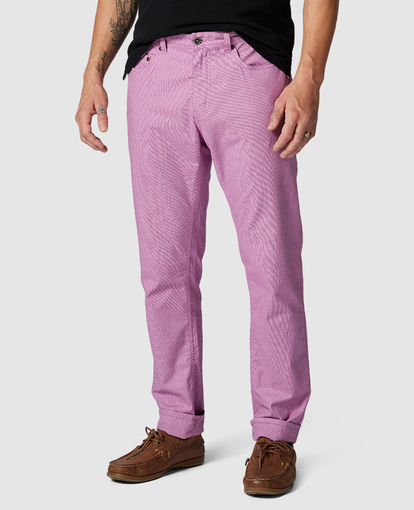 Gunn Straight Fit Jean, VIOLET, Front