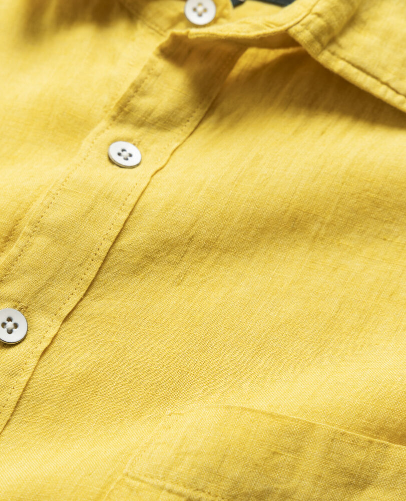 Chemise slim en lin Coromandel, CANARIE, Detail 2