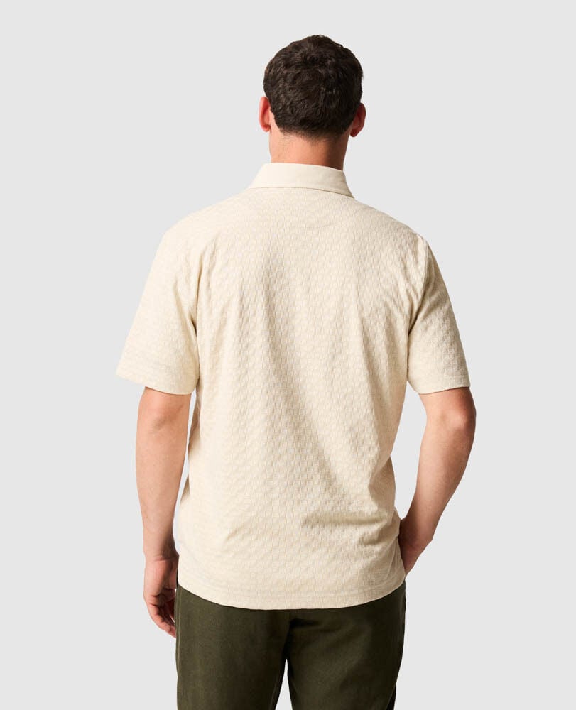 Huntsbury Polo, ECRU, Back