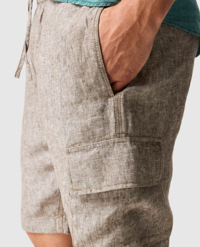 Palmers Island Cargo Short, MOCHA, Flat Lay