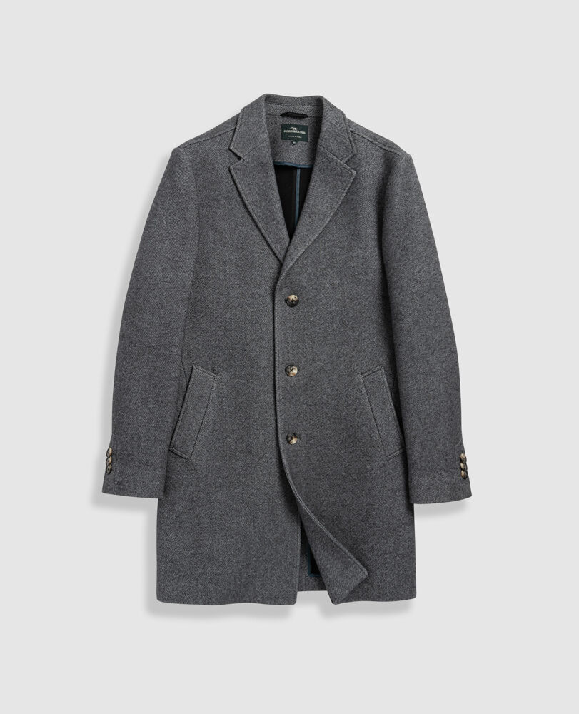 Calton Hill Coat, ASH, Flat Lay