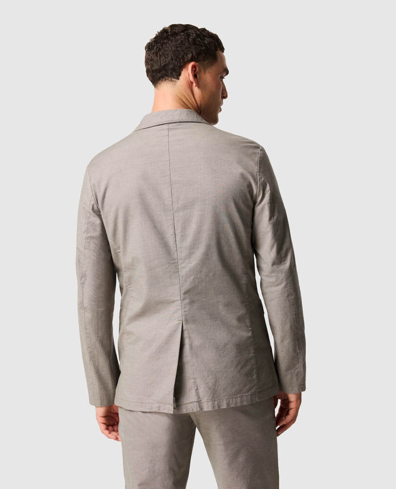 Gunn Blazer Sports Fit Jacket, LATTE, Back