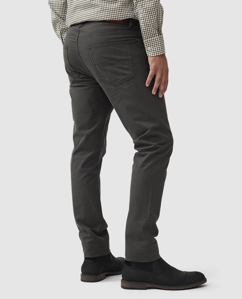 Gunn Straight Fit Jean, FOREST, Back