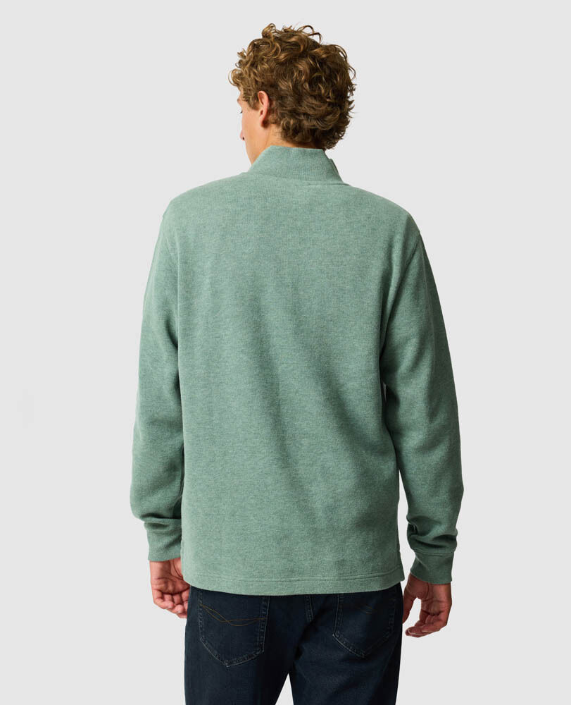 Sweatshirt col 1/4 zip alton ave, FOUG&Egrave;RE, Back