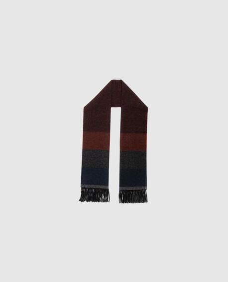 Frankton Stripe Scarf, PORT